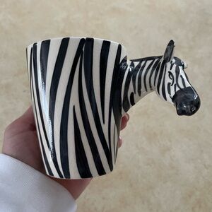 Zebra Striped Ceramic Mugs